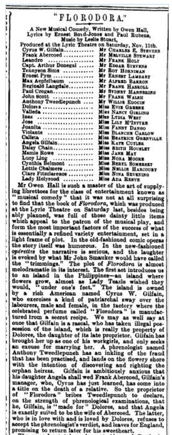 tuesday, november 18, 1899